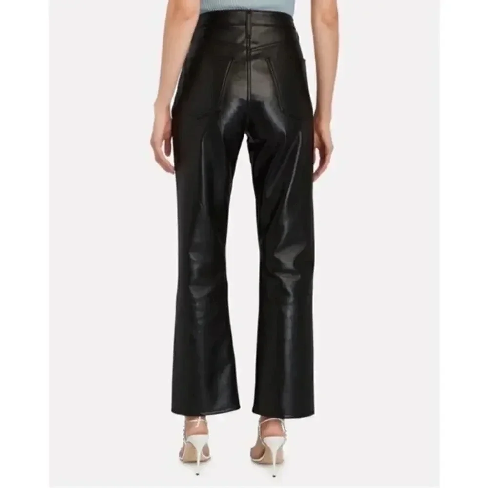 AGOLDE RECYCLED LEATHER PANTS SIZE 25 B1141